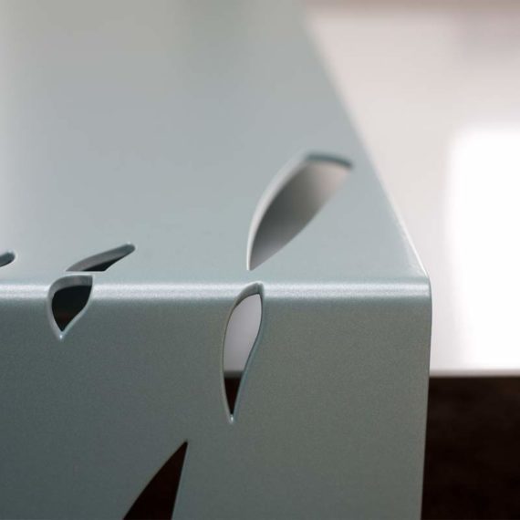 table basse metal contemporaine lehoux sur mesure a paris