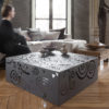 table basse metal contemporaine sur mesure lehoux paris