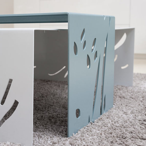 table basse design metal lehoux