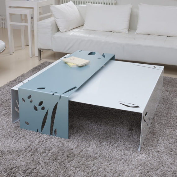 table basse design salon blanc lehoux paris