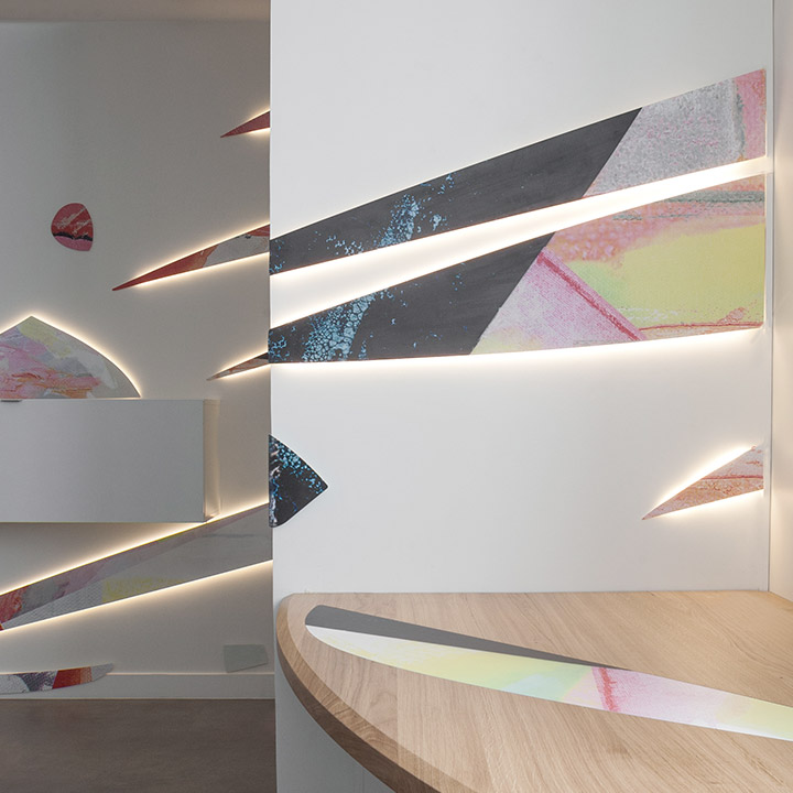 applique murale design et lumiere escalier sur-mesure lehoux paris