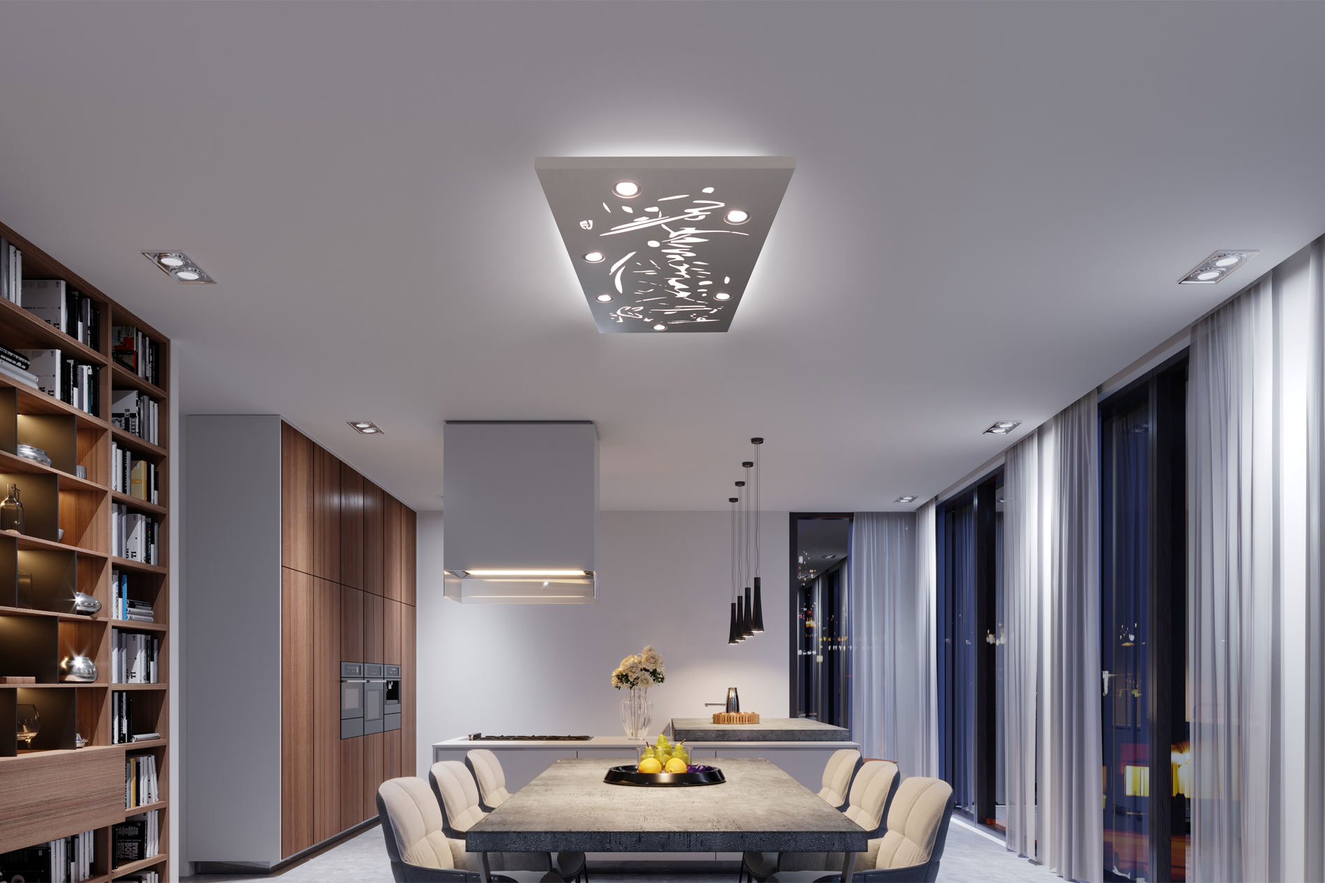 luminaire suspendu de createur et applique originale sur-mesure lehoux paris