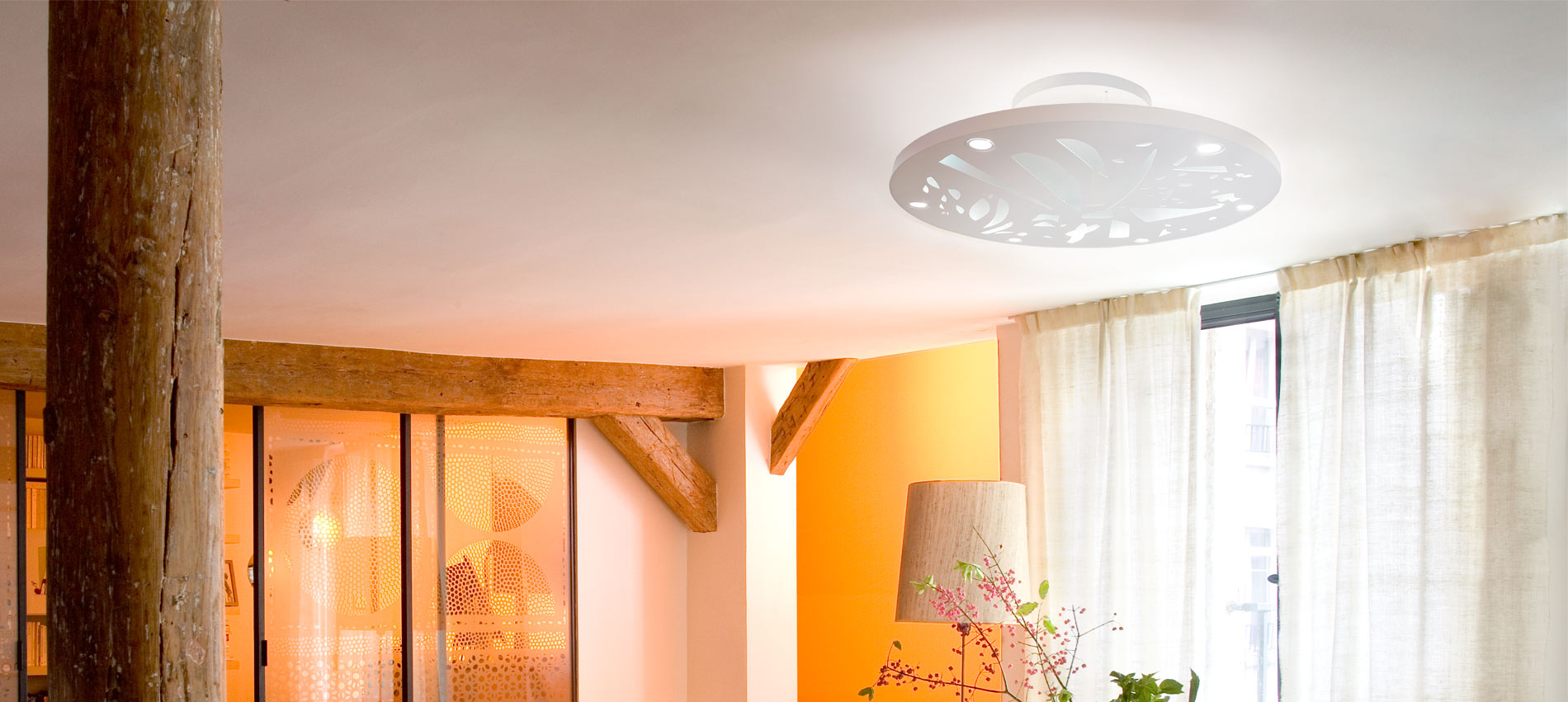 luminaire suspendu de createur et applique originale sur-mesure lehoux paris