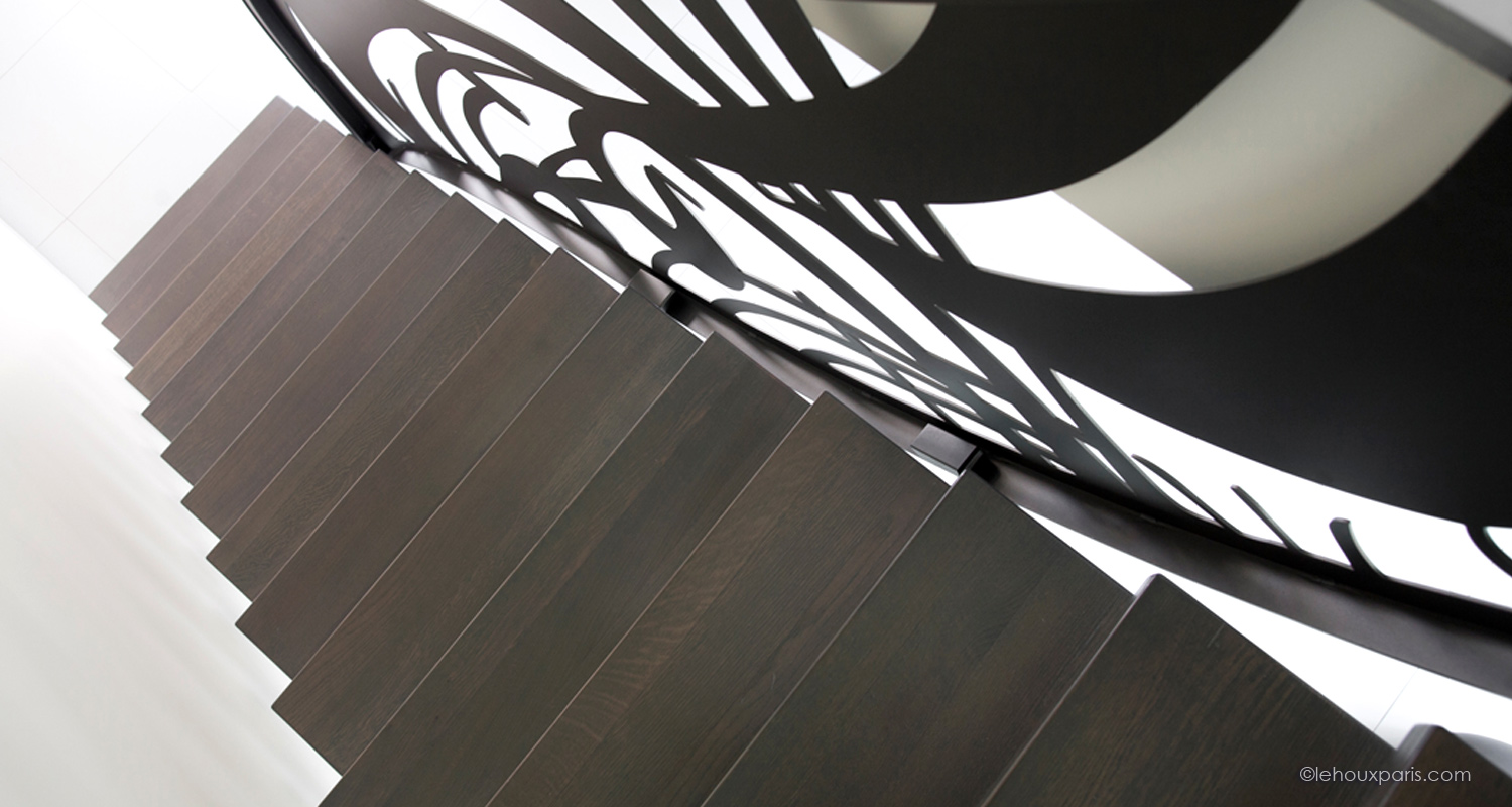 escalier deco marche bois lehoux paris