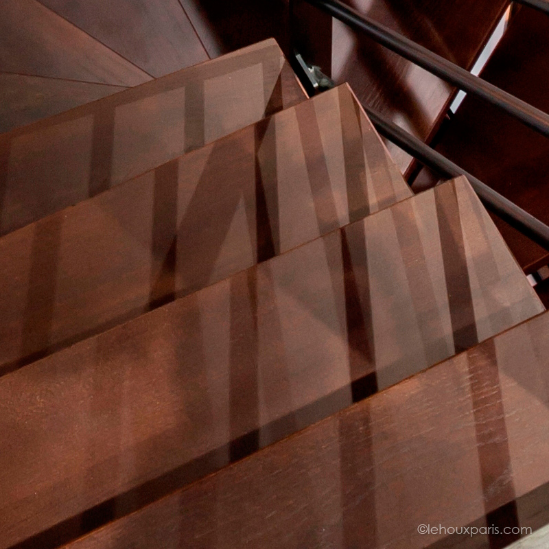 escalier bois style industriel lehoux