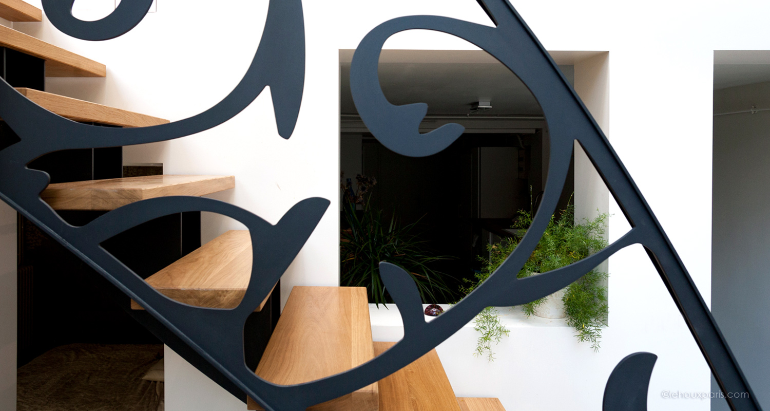 garde corps contemporain lehoux paris