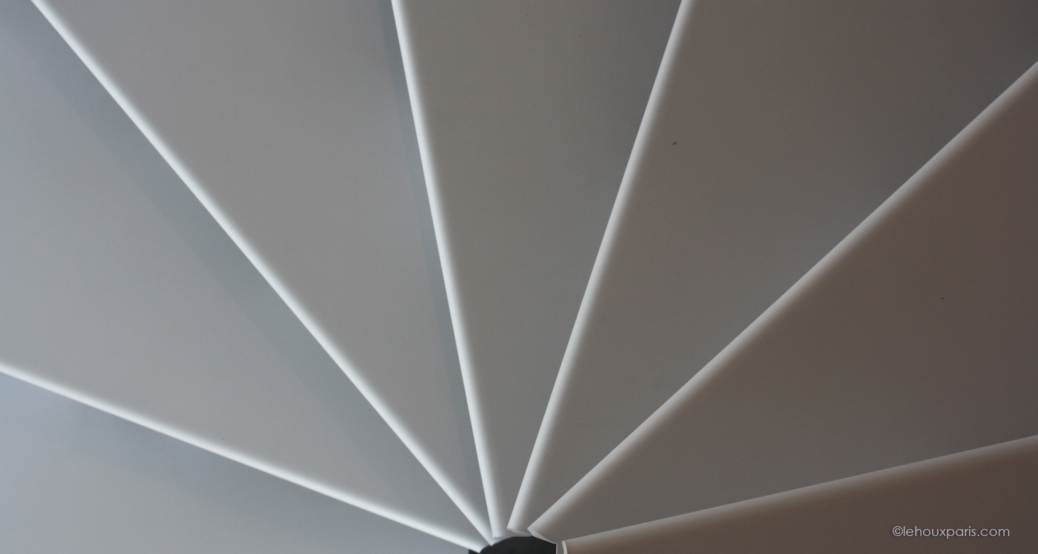 escalier design tournant lehoux paris