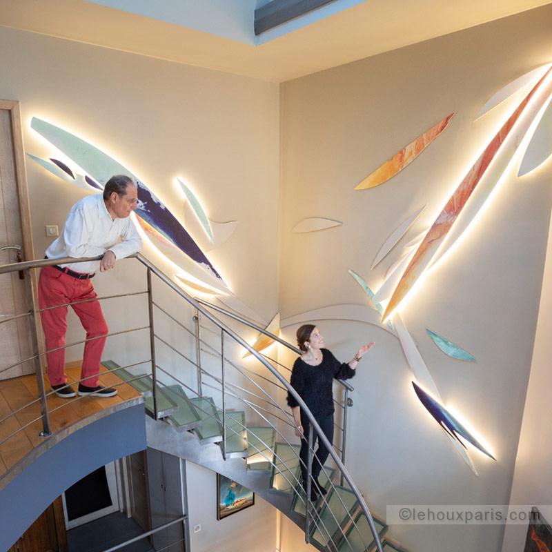 DECORS LUMINEUX CREATIONS montee escalier LEHOUX PARIS SS LOGO (1)