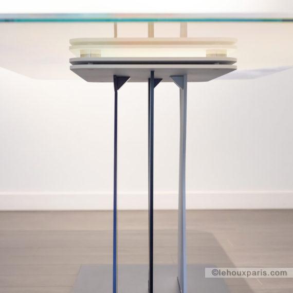 table-haute-verre-metal-lehoux-paris-et-prisca-temporal-contemporary-artists-pieds table-haute-verre-metal-lehoux-paris-et-prisca-temporal-contemporary-artists-pieds