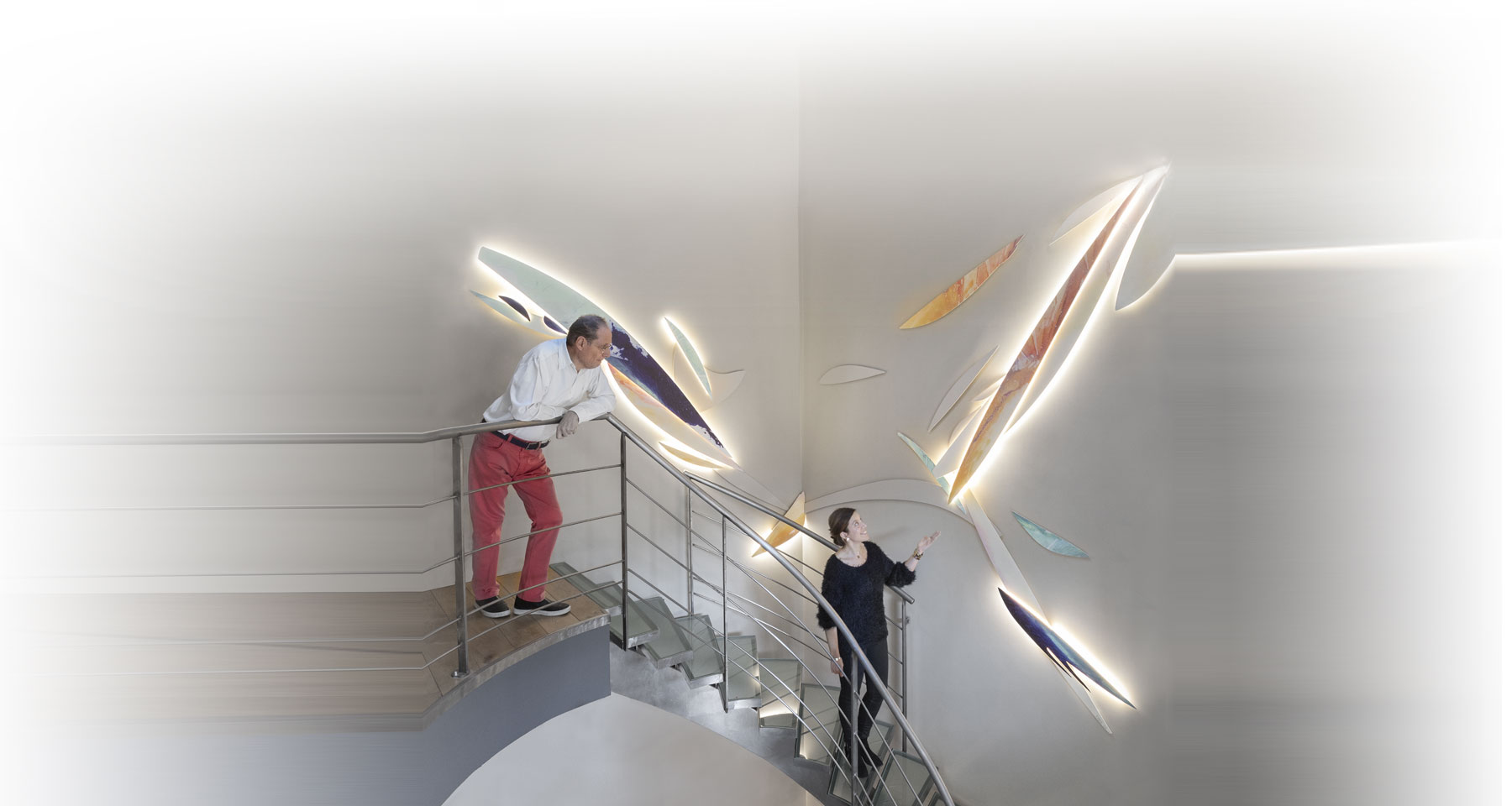 creation-lumiere-decoration-espace-descente-escalier-paris