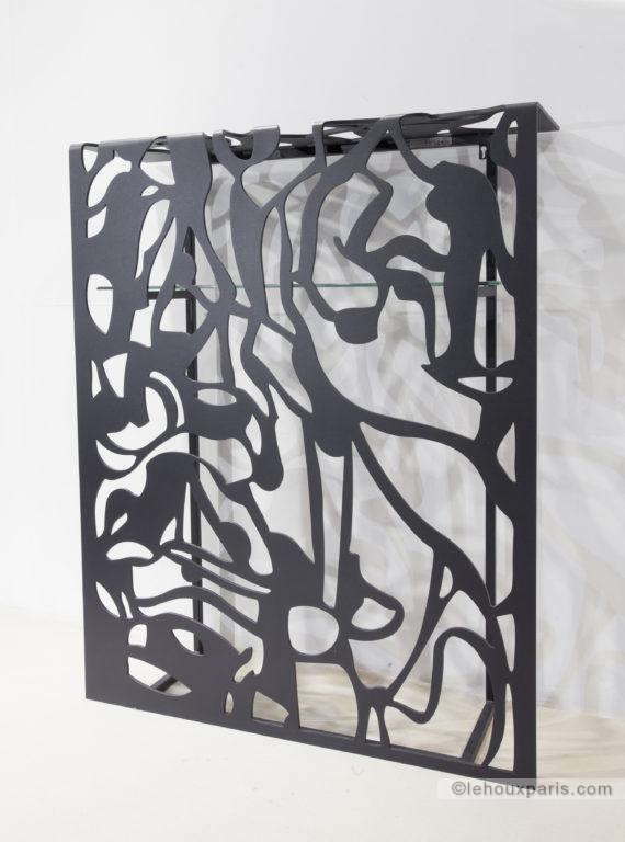 console métal sur mesure, console métal artisan français, design, console murale métal artisan, artisan ferronnier console métal, Paris, console métal sur mesure, console métal artisan français, design, console murale métal artisan, artisan ferronnier console métal, Paris,