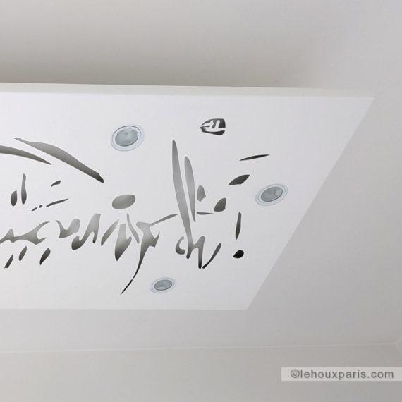 LEHOUX PARIS SUSPENSION RECTANGLE led halogene