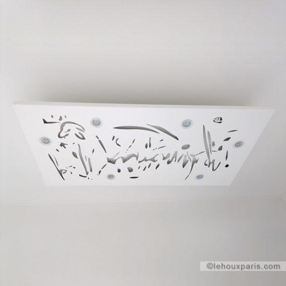 LEHOUX PARIS SUSPENSION RECTANGLE led halogene