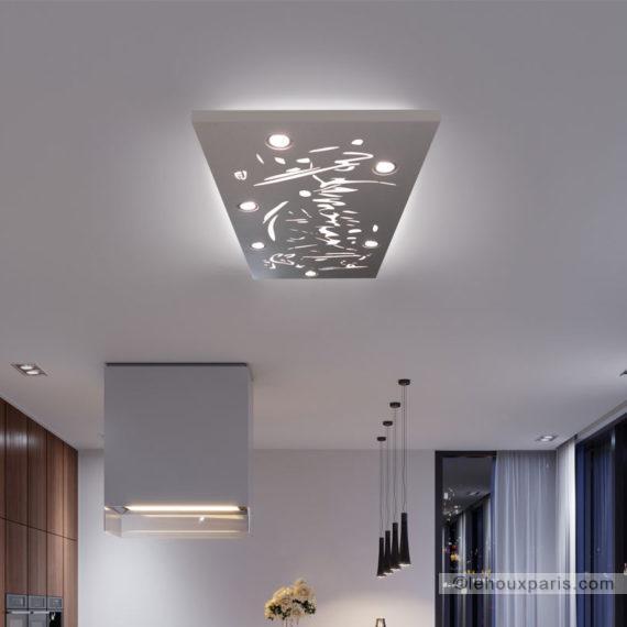 LEHOUX PARIS SUSPENSION RECTANGLE led halogene