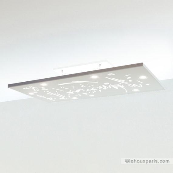 LEHOUX PARIS SUSPENSION RECTANGLE led halogene